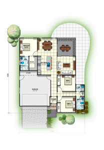 3 bedroom floor plan