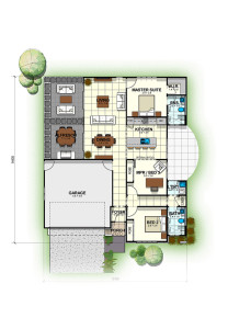 3 bedroom floor plan