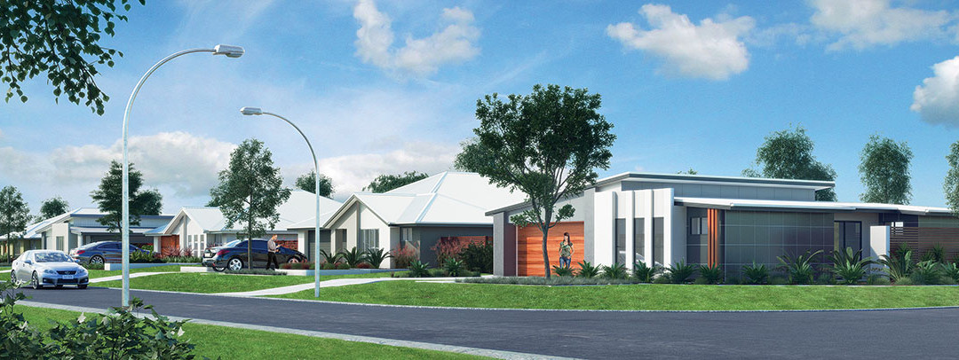 Carlisle Waters display home streetscape